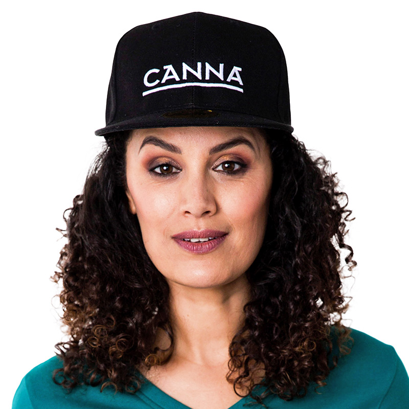 Cap CANNA black with white CANNA logo