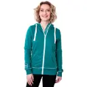 Vest met capuchon groen met CANNA logo - Vrouwen