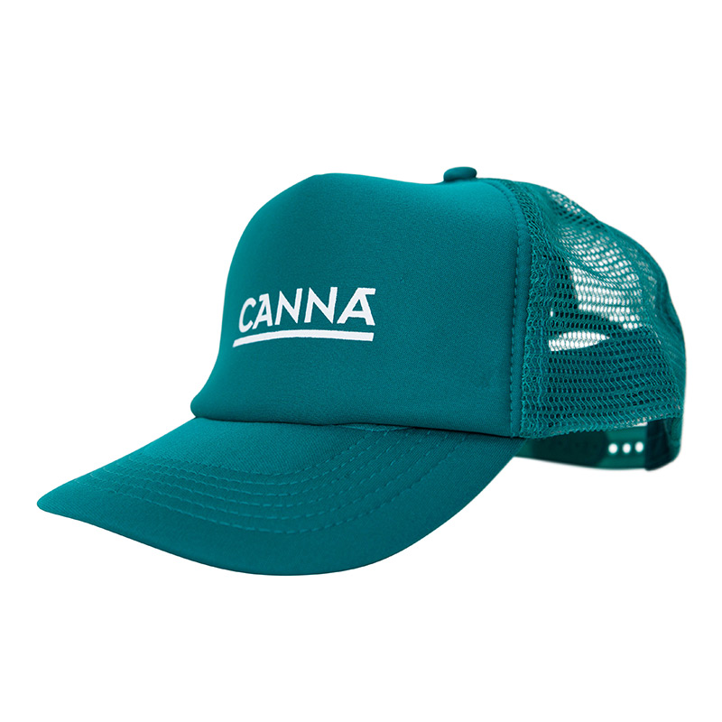 Trucker cap groen met CANNA logo