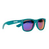 Zonnebril groen met spiegelglazen