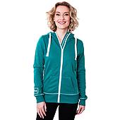Vest met capuchon groen met CANNA logo - Vrouwen