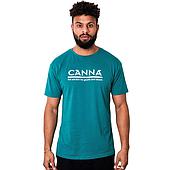 T-shirt groen met CANNA logo - Mannen