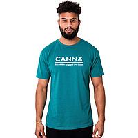 T-shirt Green with CANNA logo - Men