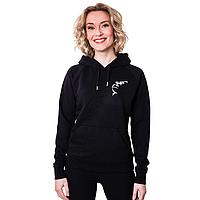 Hoodie Black with Gorilla Outline - Women