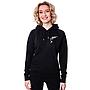 Hoodie zwart met Gorilla Outline - Vrouwen