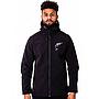 Softshell Jacket Black with Gorilla Outline - Men